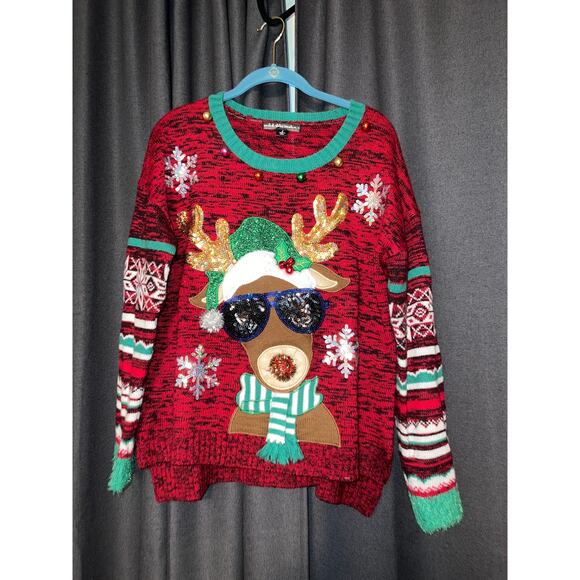 Ugly Christmas Sweater Xmas Size Large - Picture 1 of 3